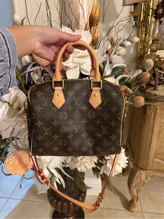 Louis Vuitton Handbags - LV Brown Monogram Canvas Satchel with Natural Vachetta Trim